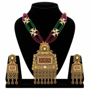 Thewa Antique Gold Kundan Jewellery